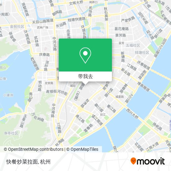 快餐炒菜拉面地图