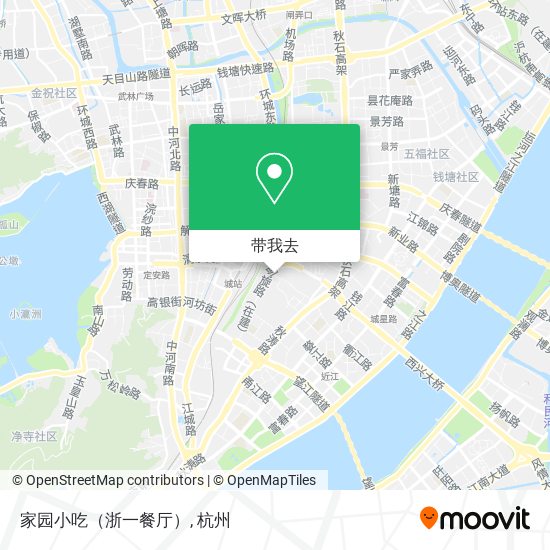 家园小吃（浙一餐厅）地图