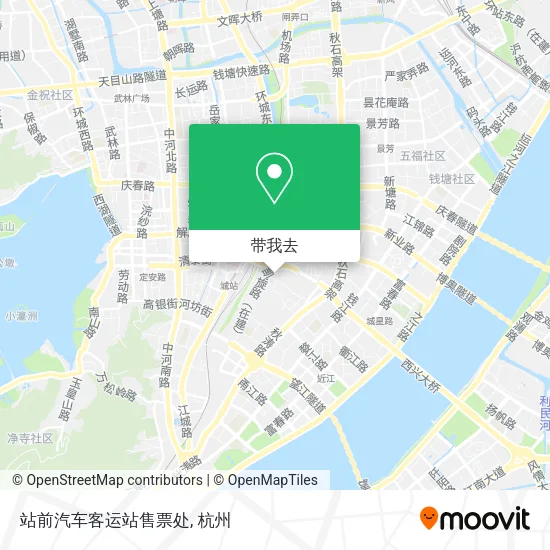 站前汽车客运站售票处地图