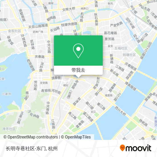 长明寺巷社区-东门地图