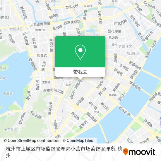 杭州市上城区市场监督管理局小营市场监督管理所地图