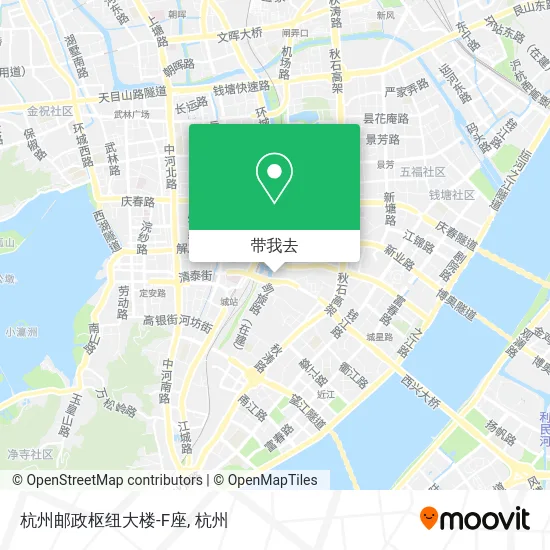 杭州邮政枢纽大楼-F座地图