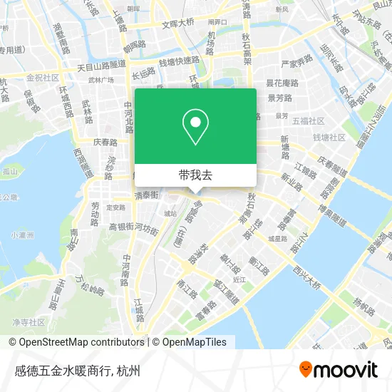 感德五金水暖商行地图