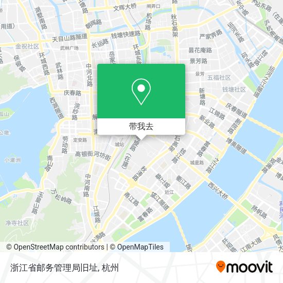 浙江省邮务管理局旧址地图