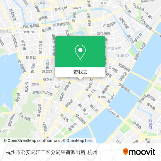 杭州市公安局江干区分局采荷派出所地图