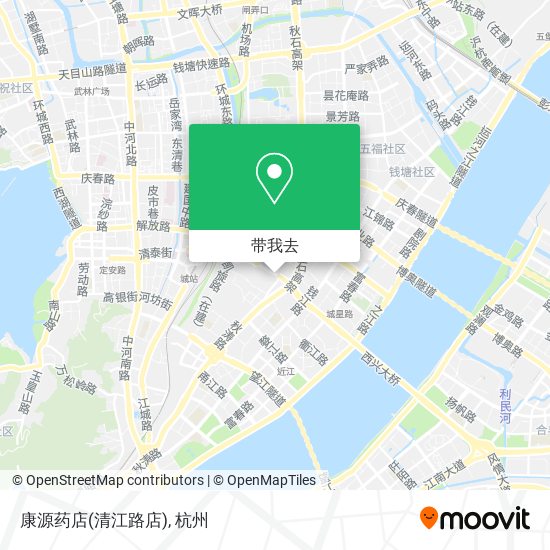 康源药店(清江路店)地图