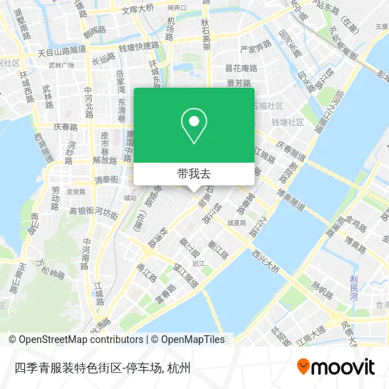 四季青服装特色街区-停车场地图