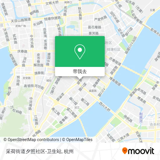 采荷街道夕照社区-卫生站地图