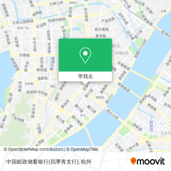中国邮政储蓄银行(四季青支行)地图