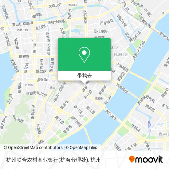 杭州联合农村商业银行(杭海分理处)地图