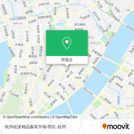 杭州杭派精品服装市场-西区地图