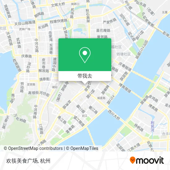 欢筷美食广场地图