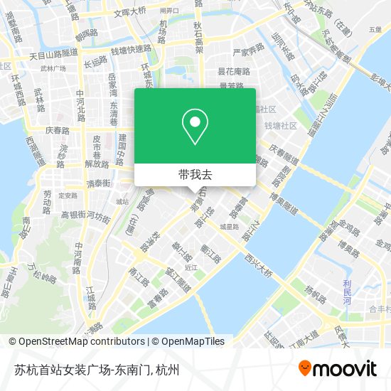 苏杭首站女装广场-东南门地图