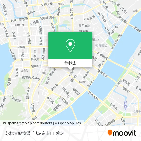 苏杭首站女装广场-东南门地图