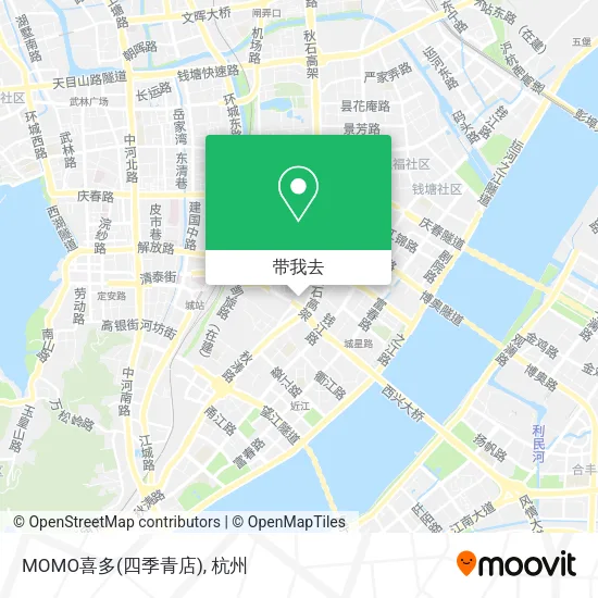 MOMO喜多(四季青店)地图