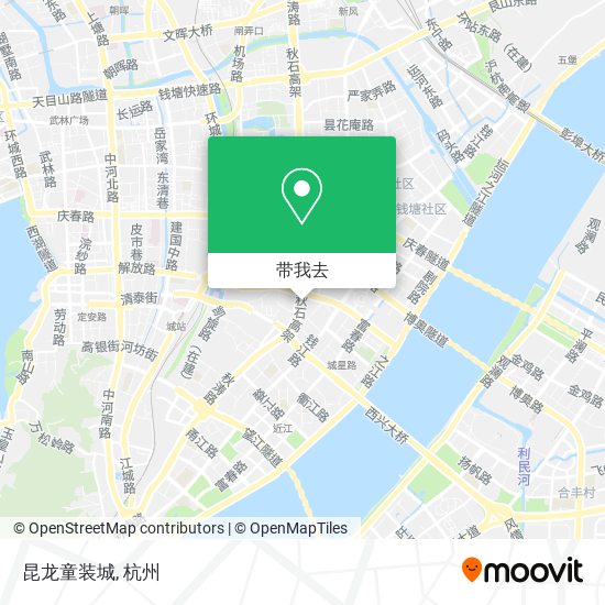 昆龙童装城地图