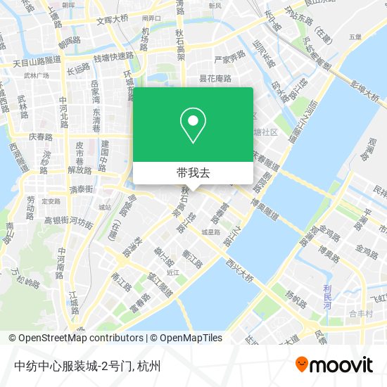 中纺中心服装城-2号门地图