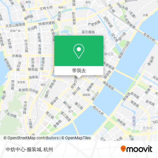 中纺中心-服装城地图