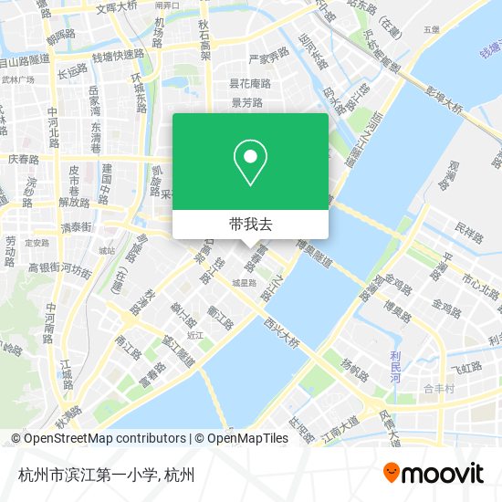 杭州市滨江第一小学地图