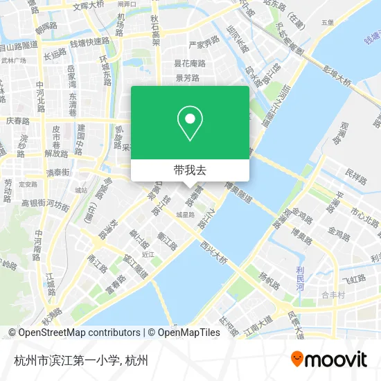 杭州市滨江第一小学地图