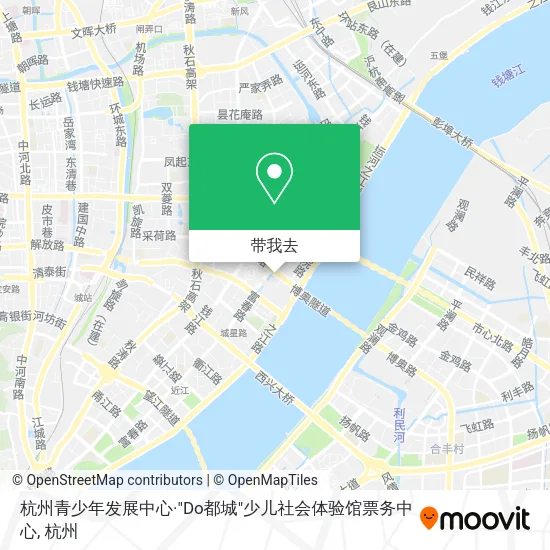 杭州青少年发展中心·"Do都城"少儿社会体验馆票务中心地图