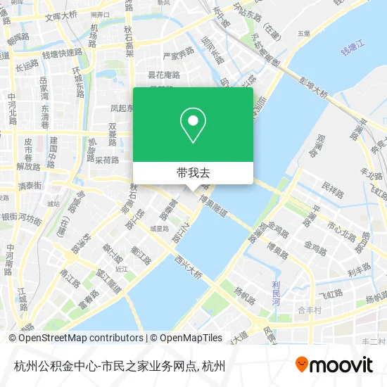 杭州公积金中心-市民之家业务网点地图