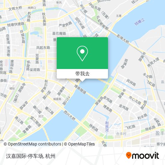 汉嘉国际-停车场地图