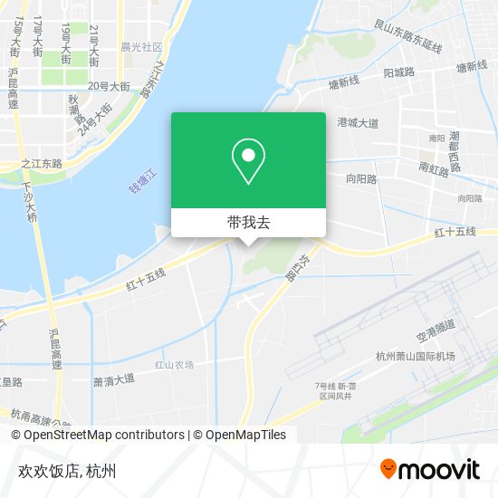 欢欢饭店地图