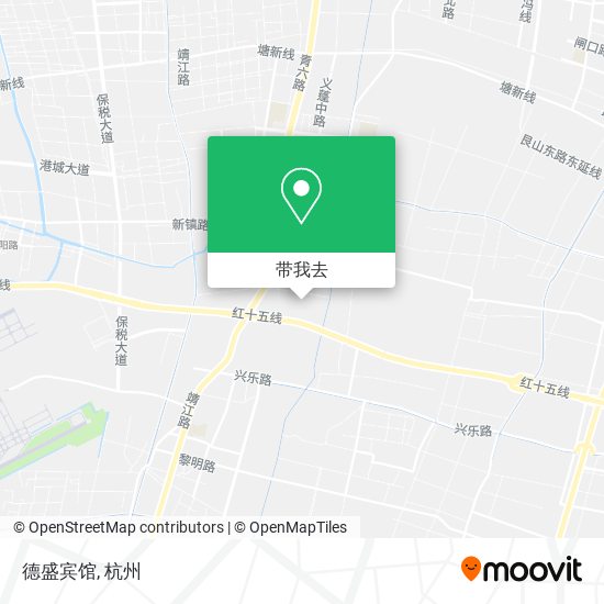 德盛宾馆地图
