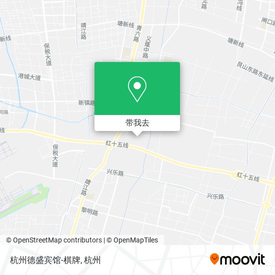 杭州德盛宾馆-棋牌地图