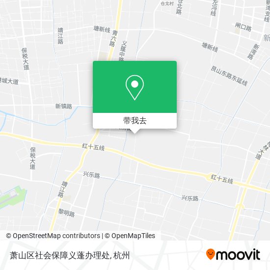 萧山区社会保障义蓬办理处地图