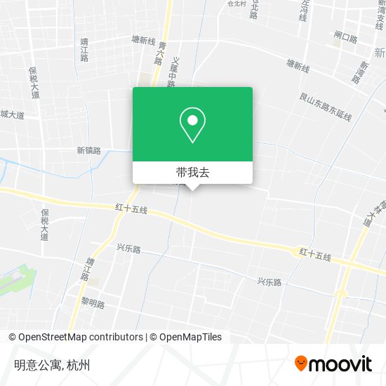 明意公寓地图
