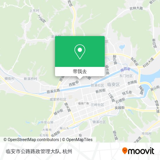 临安市公路路政管理大队地图