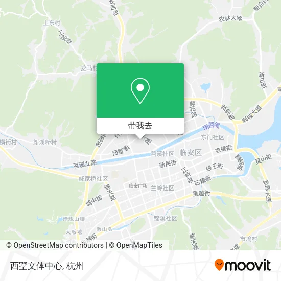 西墅文体中心地图