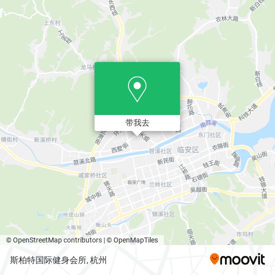 斯柏特国际健身会所地图