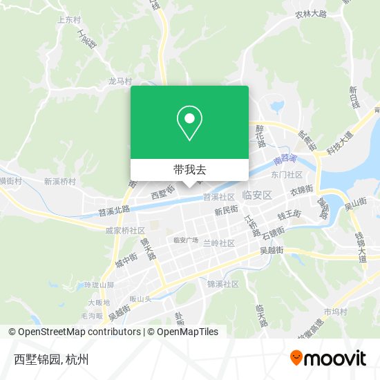 西墅锦园地图