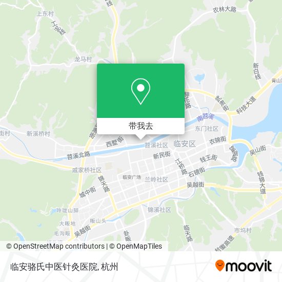 临安骆氏中医针灸医院地图
