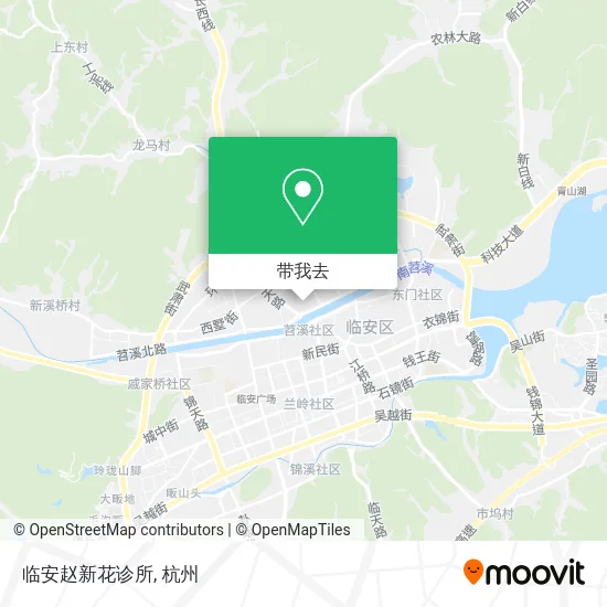 临安赵新花诊所地图