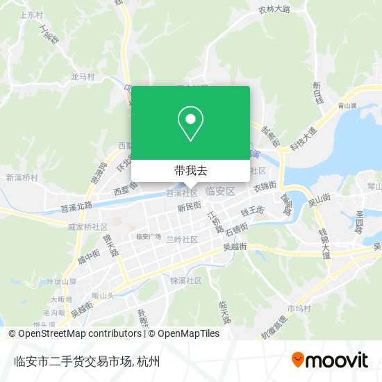 临安市二手货交易市场地图