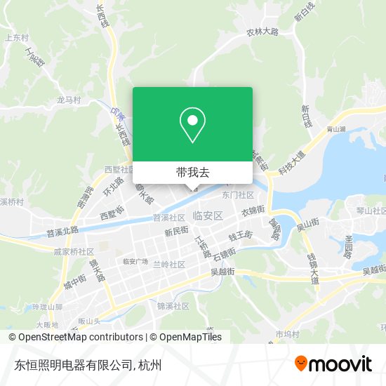 东恒照明电器有限公司地图