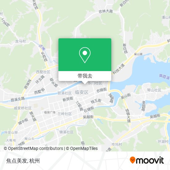 焦点美发地图