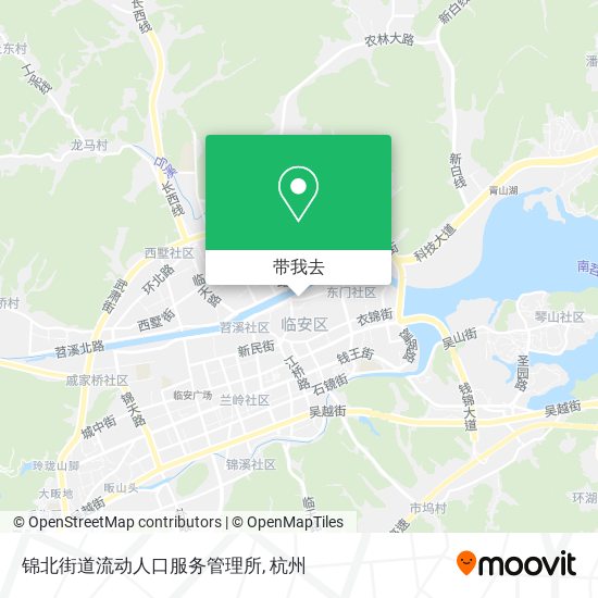 锦北街道流动人口服务管理所地图