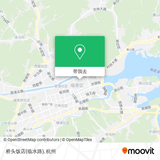 桥头饭店(临水路)地图