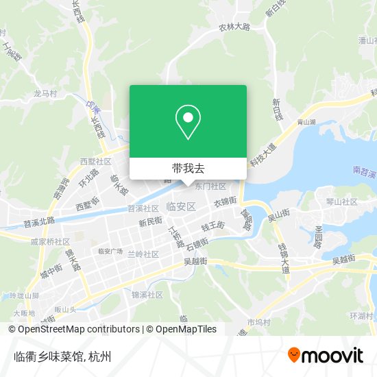 临衢乡味菜馆地图