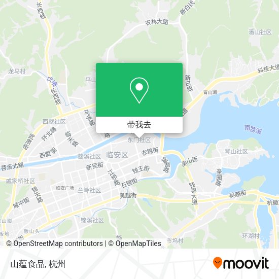 山蕴食品地图