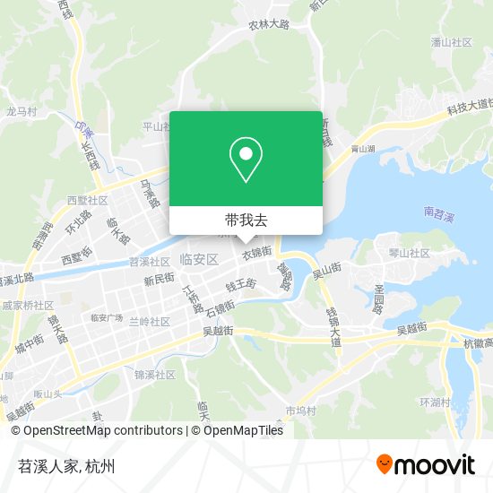 苕溪人家地图
