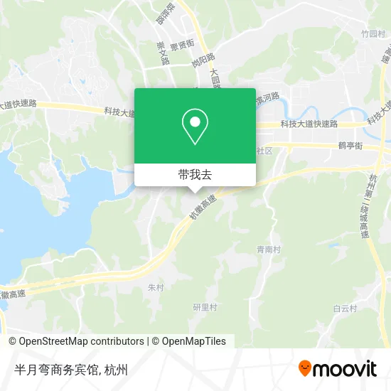 半月弯商务宾馆地图