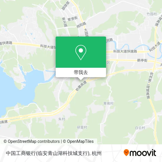 中国工商银行(临安青山湖科技城支行)地图