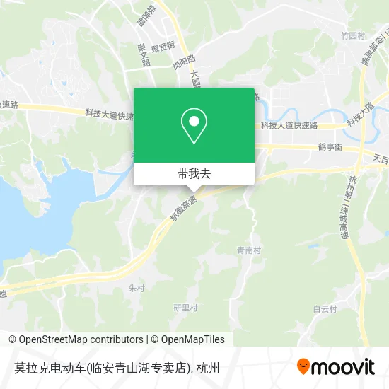 莫拉克电动车(临安青山湖专卖店)地图