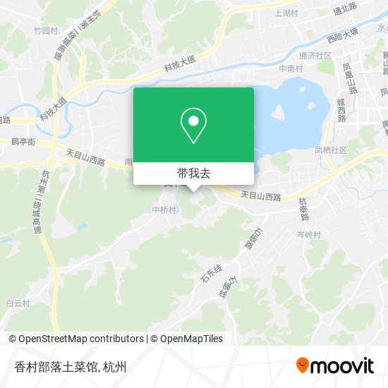 香村部落土菜馆地图